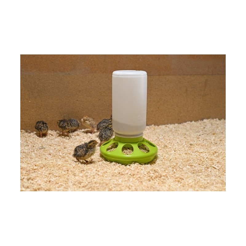 Mangeoire Automatique Acrylique Pour Poussins Et Oiseaux - 500g Capacité