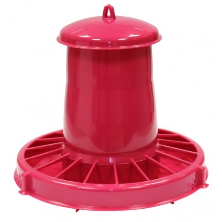 Mangeoire volailles plastique à trémie 10.5l/7kg