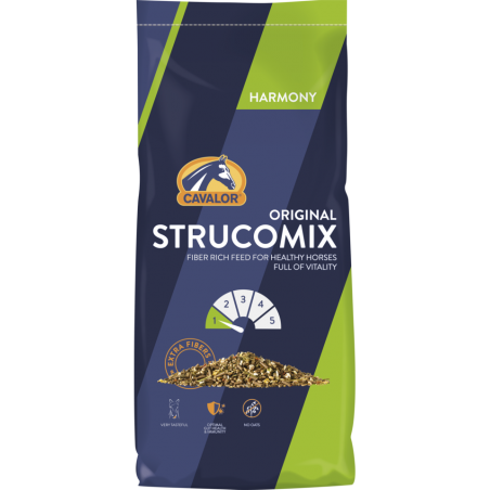 Cavalor Strucomix Original - Muesli aux Herbes pour Cheval