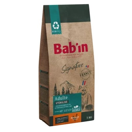 Bab'in Chat Adulte Poulet France - La Ferme de Marine