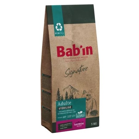 Bab'in Chat Adulte Saumon France - La Ferme de Marine