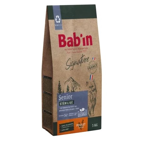 Bab'in Chat Senior Poulet France - La Ferme de Marine