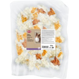 Trixie Peau de Lapin avec Fourrure 500g (27156) - Snack Naturel