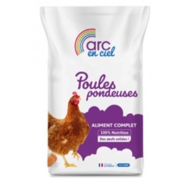Miettes Poules Pondeuses Arc-en-Ciel 20kg - Sans OGM