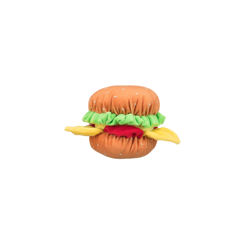 Trixie - Burger en peluche 13cm Trixie - Burger en peluche 13cm