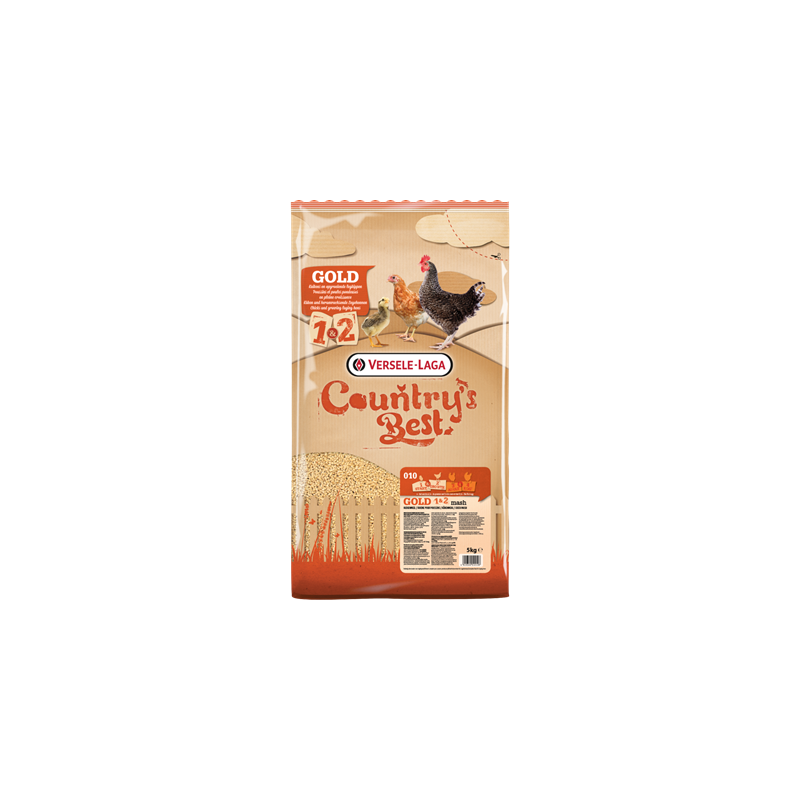 Versele-laga - Aliment poussin gold 1&2 mash 5kg Versele-laga - Aliment poussin gold 1&2 mash 5kg