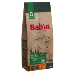 Bab'in - Croquettes chat Signature sans céréales grandes races au poulet