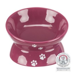 Trixie - Gamelle surélevée en céramique mauve