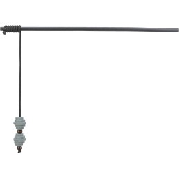 Trixie - Canne à pêche avec boules CityStyle,en bois/feutre, 40 cm