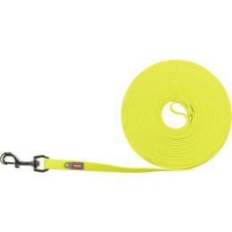 Trixie Longe à Pister Easy Life PVC Jaune Fluo 10m x 17mm (L-XL)