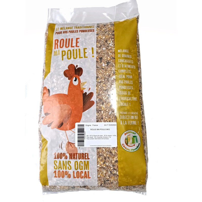Mélange Poules Pondeuses Roule Ma Poule - Céréales Locales sans OGM