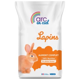 Aliment Lapin Arc En Ciel Nuti Complet 20kg - Sans OGM