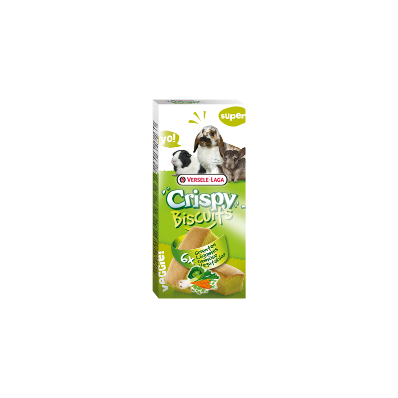 Crispy Biscuits Légumes Versele-Laga 70g - Friandise Rongeur & Lapin