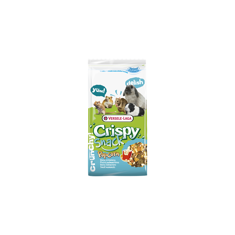 Versele-Laga - Crispy Snack Popcorn 650g - Friandise Légère Rongeur