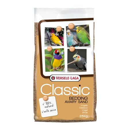Versele-Laga - Sable Volière Anis Classic 25kg - Fond de cage