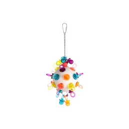 Flamingo - Jouet Perruche Jib Multicolore - Suspension Cage