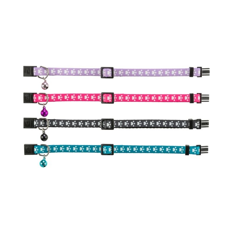 Trixie Collier Chat Élastique Nylon avec Grelot (4202) - Sécurité