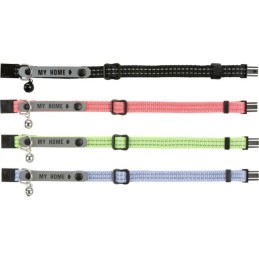 Trixie Collier Chat Réfléchissant avec Bande Adresse 41576 - Sécurité