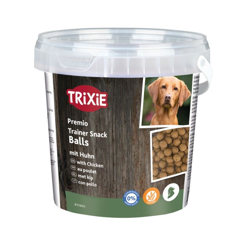 Trixie Trainer Snack Balls Poulet 500g (31805) - 81% Viande & Sans Gluten
