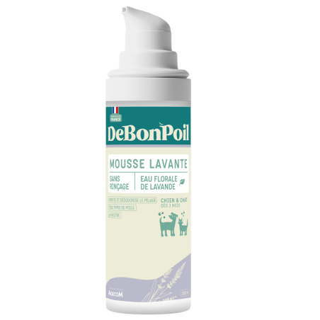 Mousse Lavante Sans Rinçage DEBONPOIL 150ml - France