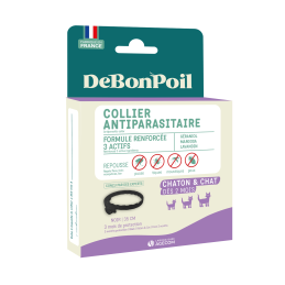 Collier Antiparasitaire Chat & Chaton DEBONPOIL - 3 mois