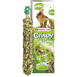 Duo Crispy Mega Sticks Prairie Verte 2x70g - Lapin & Cobaye