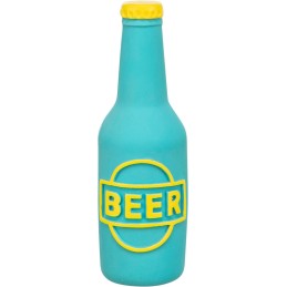Bouteille de Bière en Latex Trixie 12,5cm - Jouet Sonore Chien