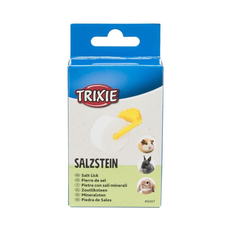Pierre de Sel avec Support Trixie 84g - Lapin & Cochon d'Inde