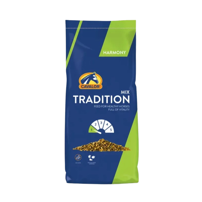 Cavalor Tradition Mix - Muesli Entretien Cheval Sans Avoine