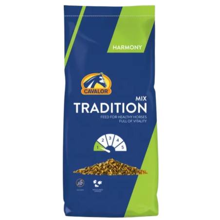 Cavalor Tradition Mix - Muesli Entretien Cheval Sans Avoine
