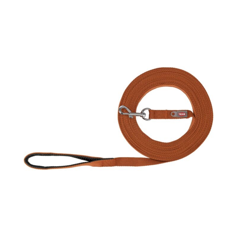 Laisse de Suivi Trixie 10m ou 15m – Coton 20 mm pour Chien