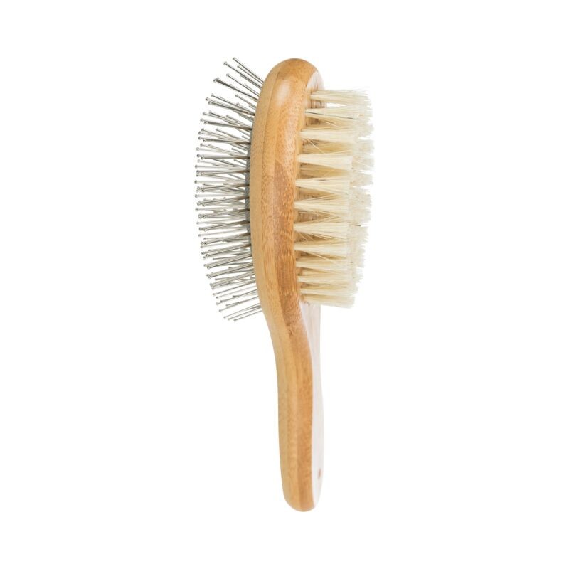 Brosse Double Face Trixie Bambou 6x22cm – Toilettage Chien