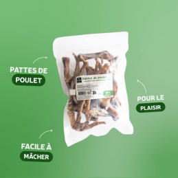 Les Recettes de Daniel Pattes de Poulet Séchées Chien 200 g
