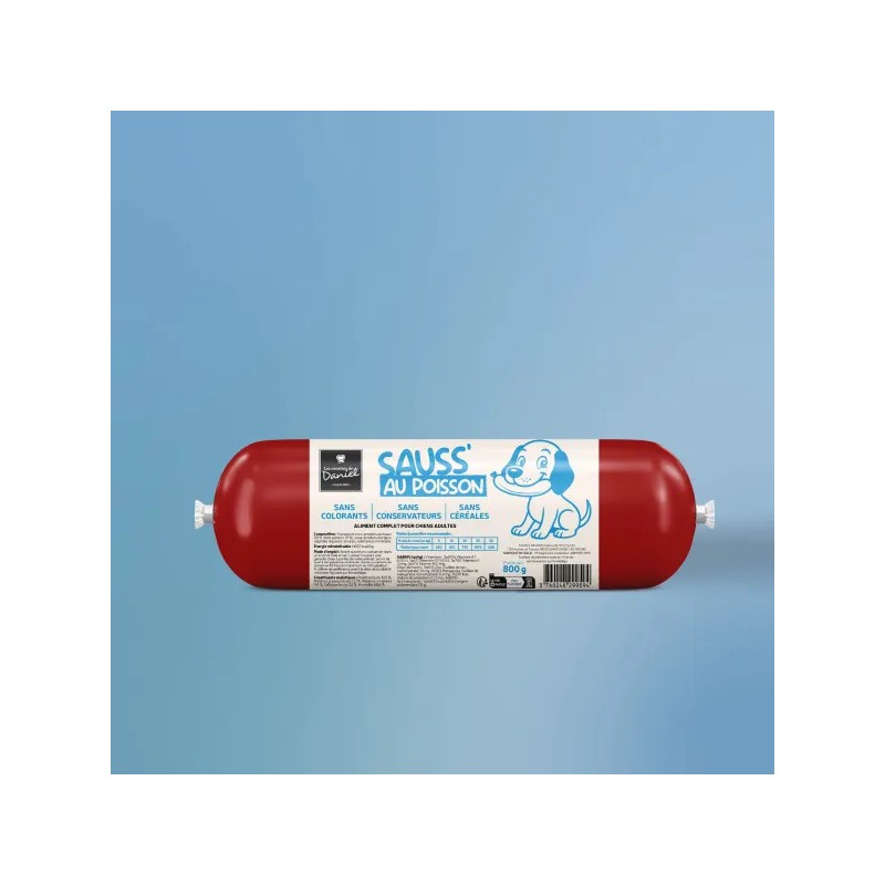 Les Recettes de Daniel Saucisson au Poisson Chien 800 g
