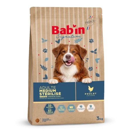 Bab'in Medium Stérilisé Poulet | Croquettes Chien
