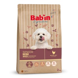 Bab'in Mini Senior Poulet | Croquettes Petit Chien