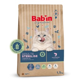 Bab'in Chat Sans Céréales Saumon | Croquettes Chat