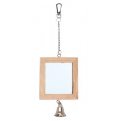 Miroir double pour oiseaux