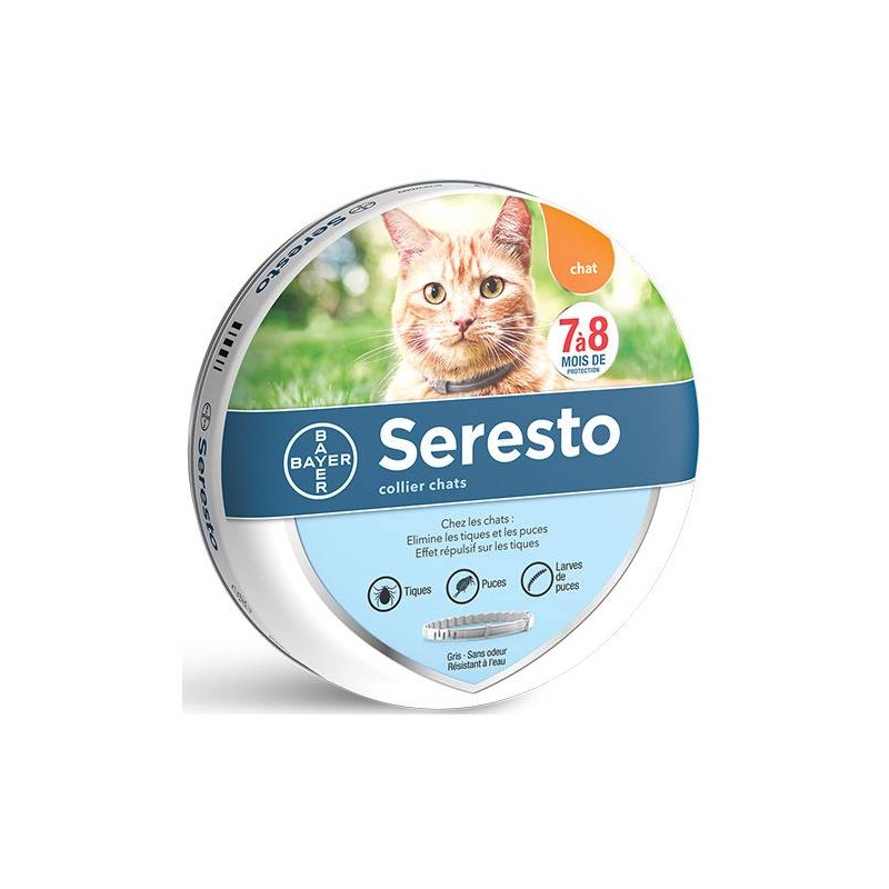 Seresto collier antiparasitaire pour chat