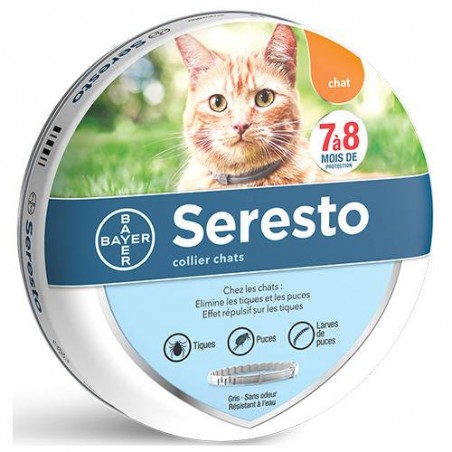 Seresto collier antiparasitaire pour chat