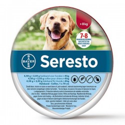 Seresto collier antiparasitaire pour grand chien plus de 8kg
