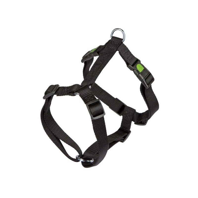 Laisse réglable Cavo Reflect noire pour chien Trixie